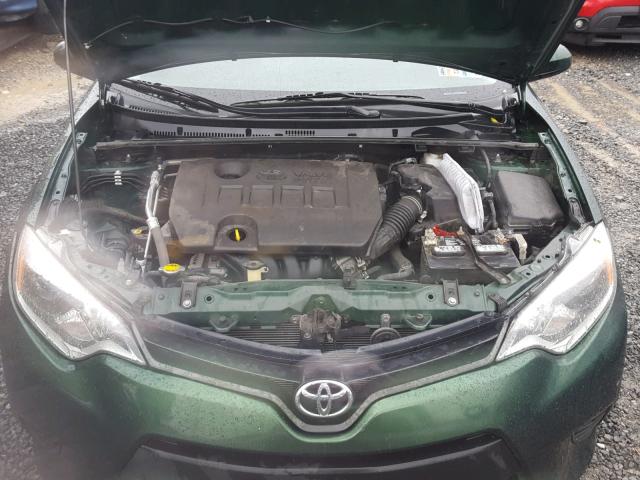 2T1BPRHE4EC012478 - 2014 TOYOTA COROLLA EC 绿色 照片 7