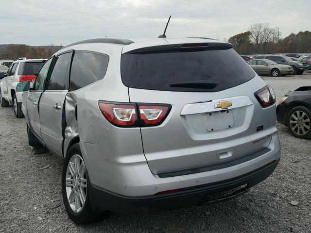 1GNKRGKD1EJ216049 - 2014 CHEVROLET TRAVERSE L SILVER photo 3