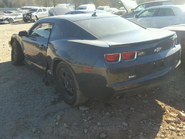 2G1FA1E36D9188043 - 2013 CHEVROLET CAMARO LS BLACK photo 3