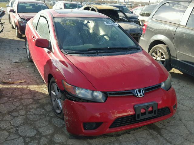 2HGFG12898H530071 - 2008 HONDA CIVIC EX RED photo 1