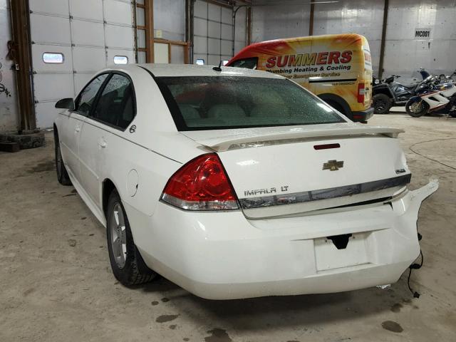 2G1WT57K691217374 - 2009 CHEVROLET IMPALA 1LT WHITE photo 3