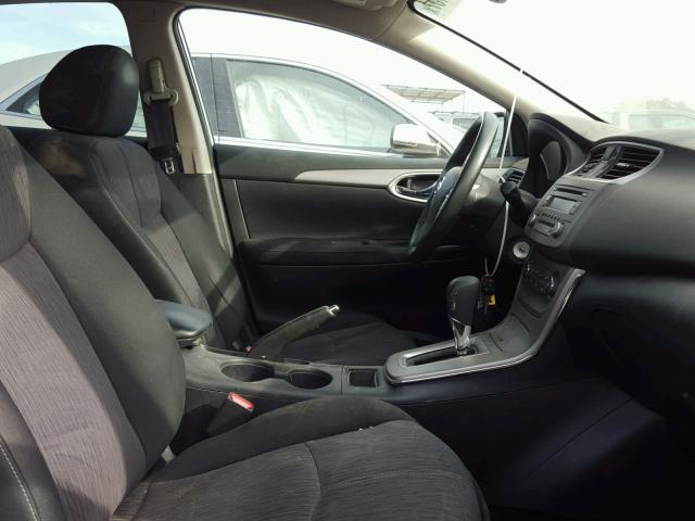 3N1AB7AP8EL694436 - 2014 NISSAN SENTRA S SILVER photo 5