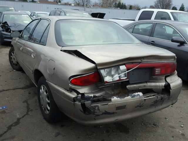 2G4WS52J221242931 - 2002 BUICK CENTURY CU TAN photo 3