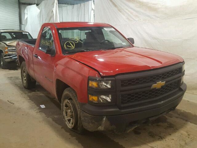 1GCNKPEH1EZ159961 - 2014 CHEVROLET SILVERADO RED photo 1