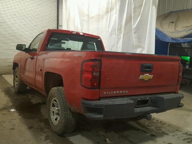 1GCNKPEH1EZ159961 - 2014 CHEVROLET SILVERADO RED photo 3