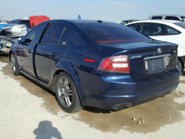 19UUA66237A026673 - 2007 ACURA TL BLUE photo 3