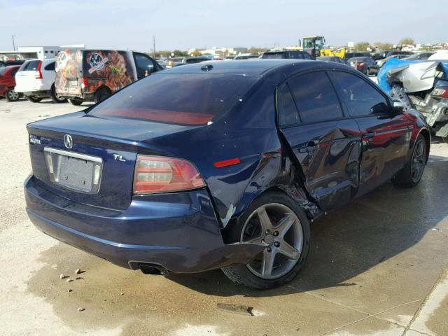 19UUA66237A026673 - 2007 ACURA TL BLUE photo 4