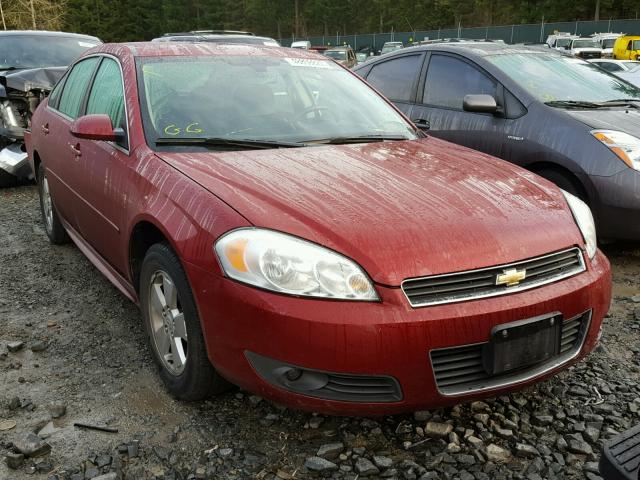 2G1WB5ENXA1174484 - 2010 CHEVROLET IMPALA LT MAROON photo 1