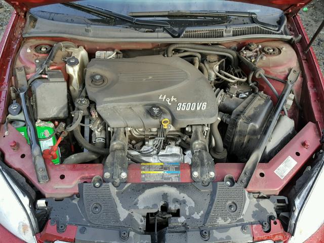 2G1WB5ENXA1174484 - 2010 CHEVROLET IMPALA LT MAROON photo 7