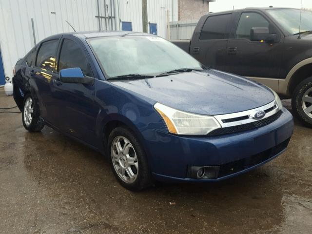 1FAHP36N39W114884 - 2009 FORD FOCUS SES BLUE photo 1