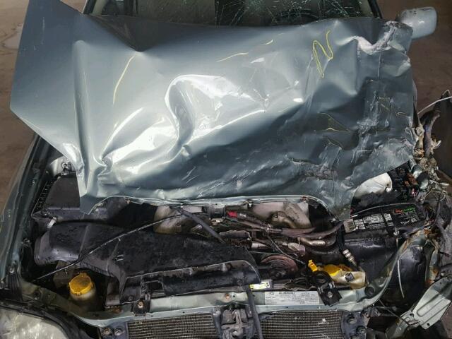 4S3BH815547611617 - 2004 SUBARU LEGACY OUT GREEN photo 7