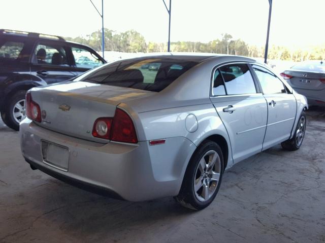 1G1ZH57B89F164314 - 2009 CHEVROLET MALIBU 1LT SILVER photo 4