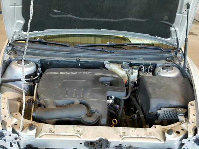 1G1ZH57B89F164314 - 2009 CHEVROLET MALIBU 1LT SILVER photo 7