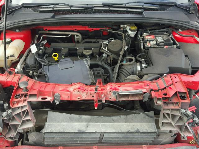 1FAHP3F25CL336762 - 2012 FORD FOCUS SE RED photo 7