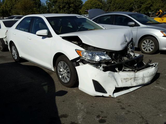 4T4BF1FKXCR268932 - 2012 TOYOTA CAMRY BASE WHITE photo 1