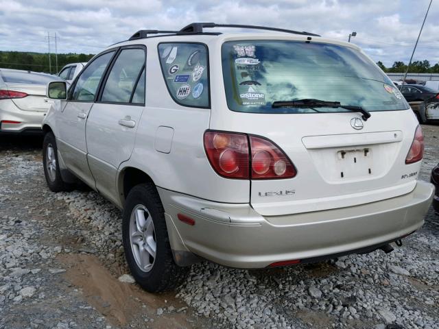 JT6GF10U4Y0054605 - 2000 LEXUS RX 300 WHITE photo 3