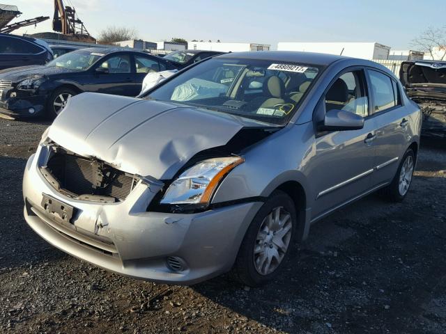 3N1AB6AP2BL613825 - 2011 NISSAN SENTRA 2.0 GRAY photo 2