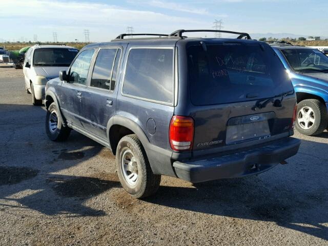 1FMZU34E2XZA52802 - 1999 FORD EXPLORER BLUE photo 3