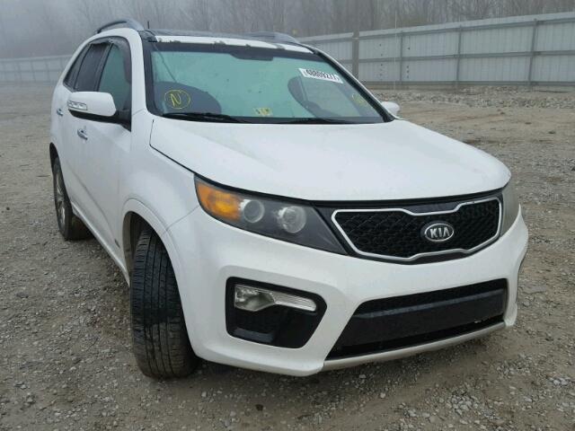 5XYKWDA24BG138006 - 2011 KIA SORENTO SX WHITE photo 1