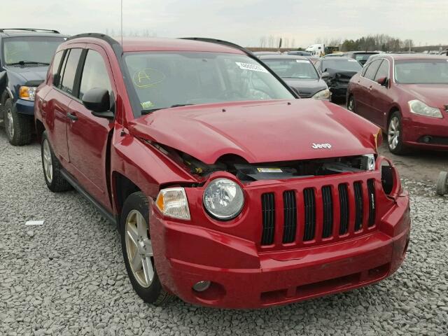 1J8FT47W78D518347 - 2008 JEEP COMPASS SP RED photo 1