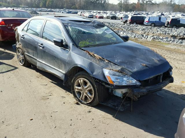 1HGCM56807A077193 - 2007 HONDA ACCORD EX GRAY photo 1