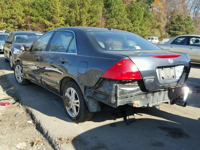 1HGCM56807A077193 - 2007 HONDA ACCORD EX GRAY photo 3