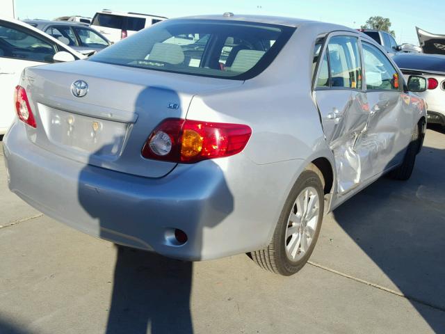 1NXBU4EE6AZ169230 - 2010 TOYOTA COROLLA BA SILVER photo 4