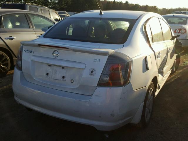 3N1AB6AP0BL649299 - 2011 NISSAN SENTRA 2.0 WHITE photo 4