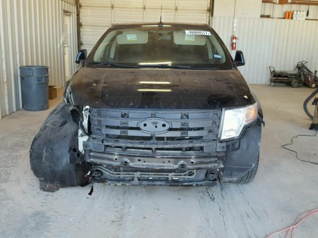 2FMDK4JC6ABA89239 - 2010 FORD EDGE SEL BLACK photo 9