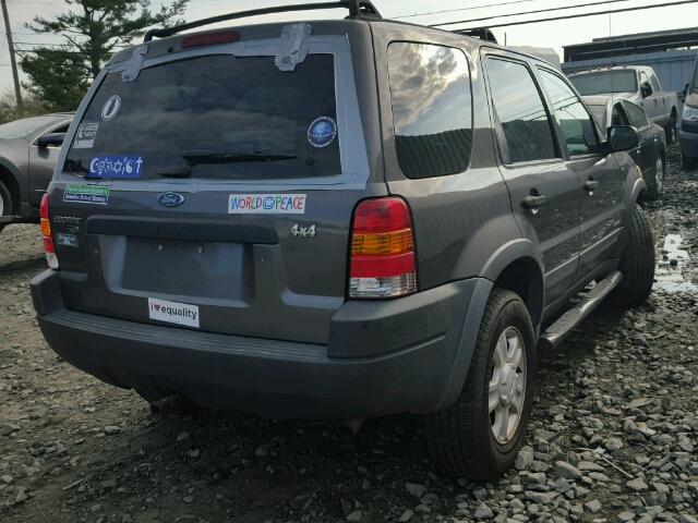 1FMYU041X2KD53858 - 2002 FORD ESCAPE XLT GRAY photo 4