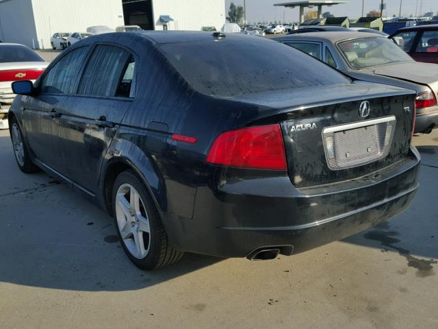 19UUA66266A024608 - 2006 ACURA 3.2TL BLACK photo 3