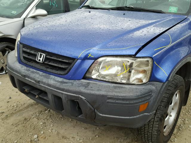 JHLRD28491C007191 - 2001 HONDA CR-V LX BLUE photo 9