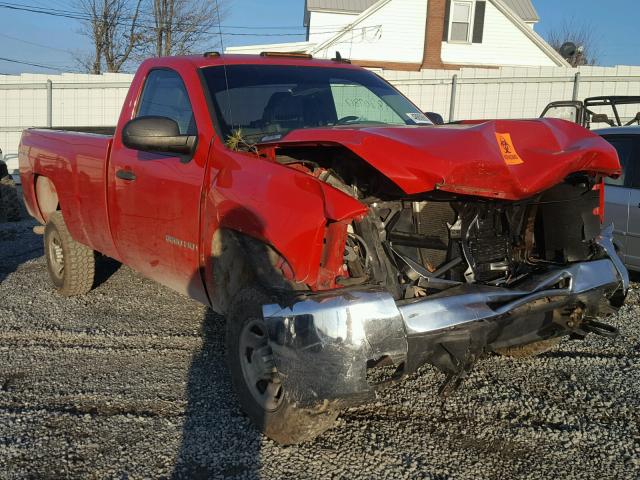 1GCHK34K08E116775 - 2008 CHEVROLET SILVERADO RED photo 1