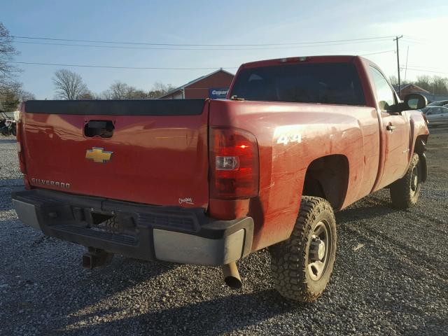 1GCHK34K08E116775 - 2008 CHEVROLET SILVERADO RED photo 4