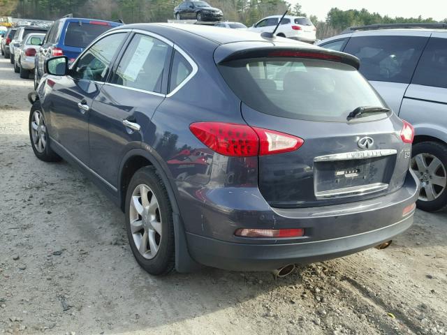 JNKAJ09F38M354669 - 2008 INFINITI EX35 BASE CHARCOAL photo 3