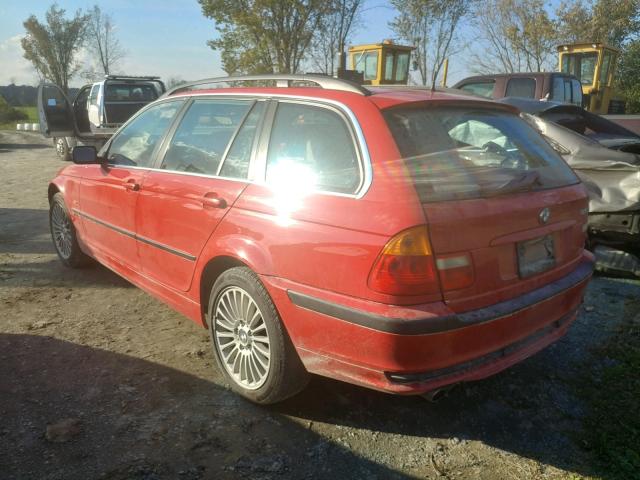 WBAAW33471ET41092 - 2001 BMW 325 IT RED photo 3