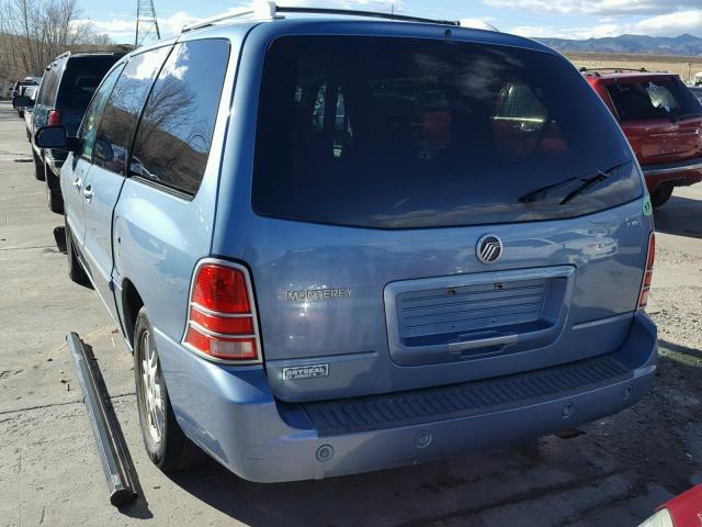 2MRDA22297BJ01178 - 2007 MERCURY MONTEREY L BLUE photo 3