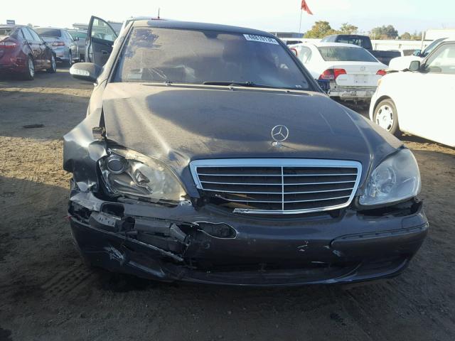 WDBNG75J94A396679 - 2004 MERCEDES-BENZ S 500 GRAY photo 9