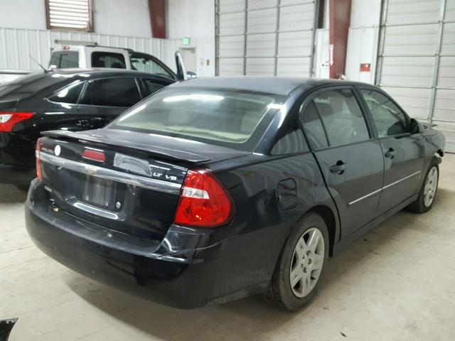 1G1ZT51856F263308 - 2006 CHEVROLET MALIBU LT BLACK photo 4