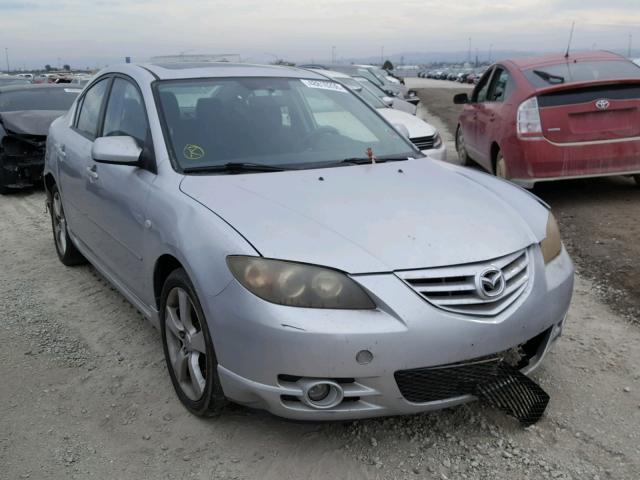 JM1BK123441126586 - 2004 MAZDA 3 S SILVER photo 1