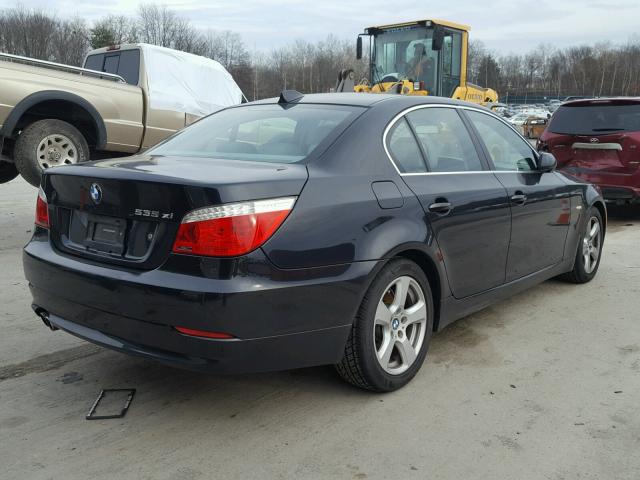 WBANV93548CZ65728 - 2008 BMW 535 XI BLACK photo 4