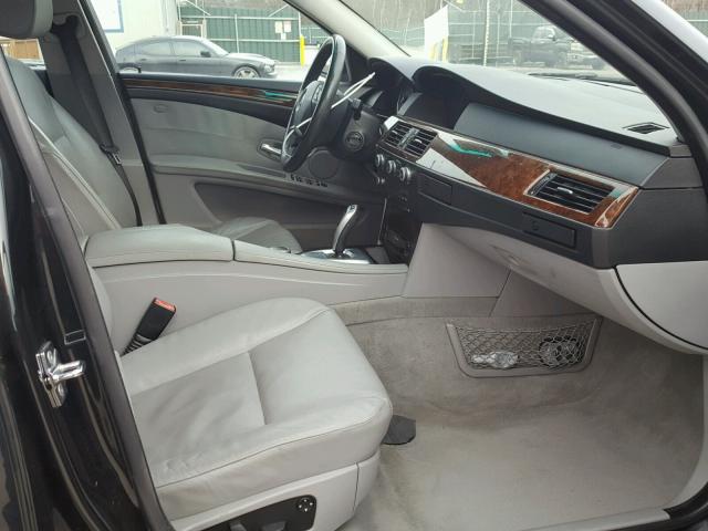 WBANV93548CZ65728 - 2008 BMW 535 XI შავი ფოტო 5