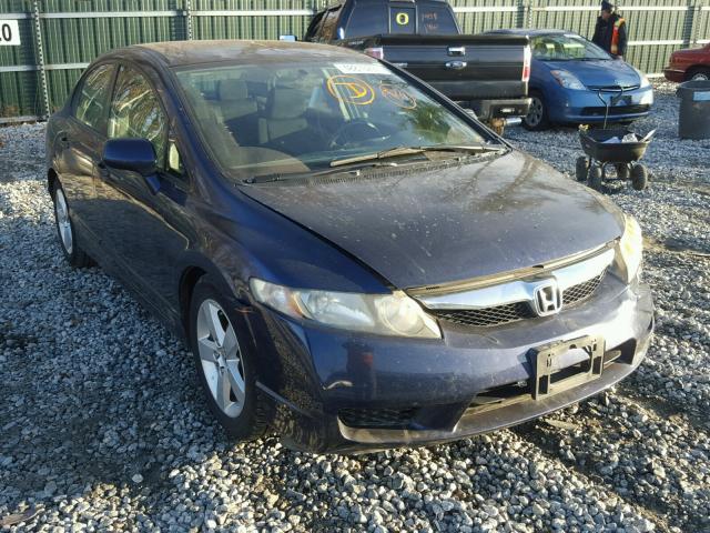 2HGFA15609H504830 - 2009 HONDA CIVIC BLUE photo 1