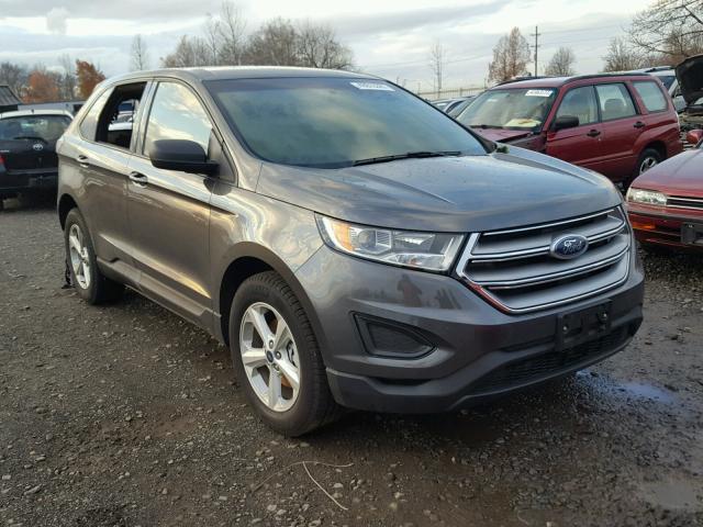 2FMPK3G94HBB30349 - 2017 FORD EDGE SE GRAY photo 1