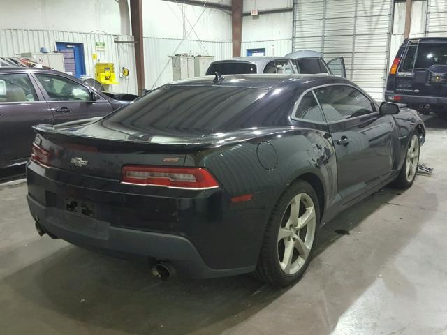 2G1FC1E3XE9151251 - 2014 CHEVROLET CAMARO LT BLACK photo 4