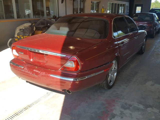 SAJWA79C65SG47211 - 2005 JAGUAR XJ8 L RED photo 4