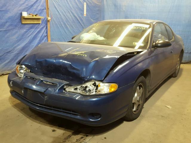 2G1WW12E759367426 - 2005 CHEVROLET MONTE CARL BLUE photo 2