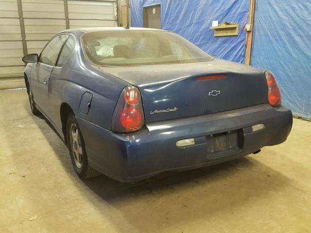 2G1WW12E759367426 - 2005 CHEVROLET MONTE CARL 蓝色 照片 3
