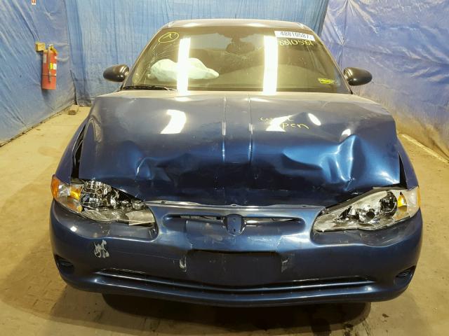 2G1WW12E759367426 - 2005 CHEVROLET MONTE CARL BLUE photo 9