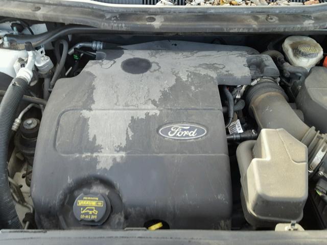 1FMHK8F81BGA46130 - 2011 FORD EXPLORER L WHITE photo 7